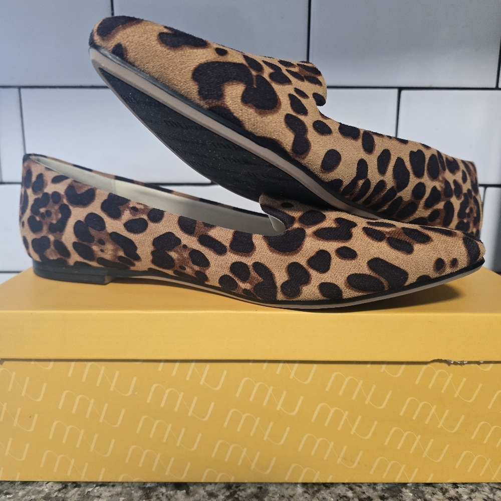 Leopard Print Flats